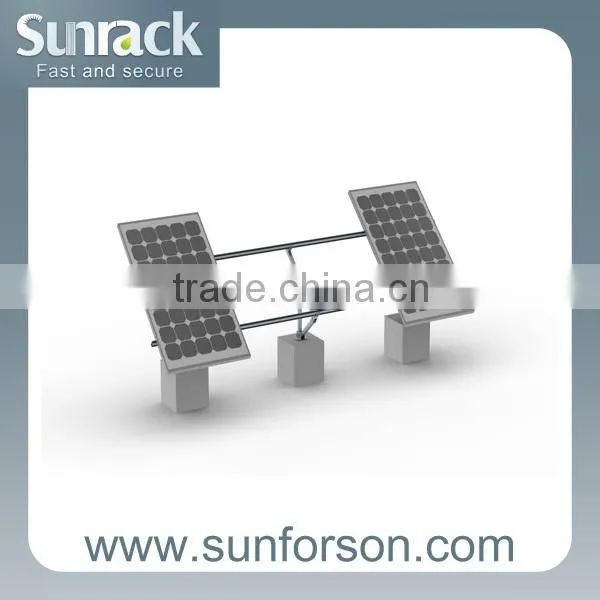 adjustable flat mount for off grid system