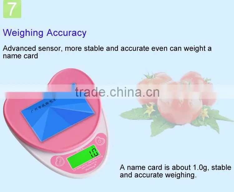 Heart-shape high accuracy load cell digital electronic scale WH-B18L