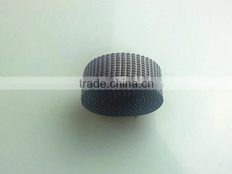 Custom logo jacquard woven pattern band tape pp webbing