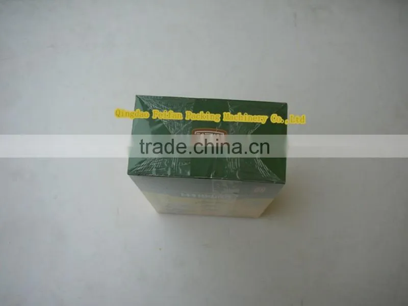 Tea box cellophane wrapping packaging machine
