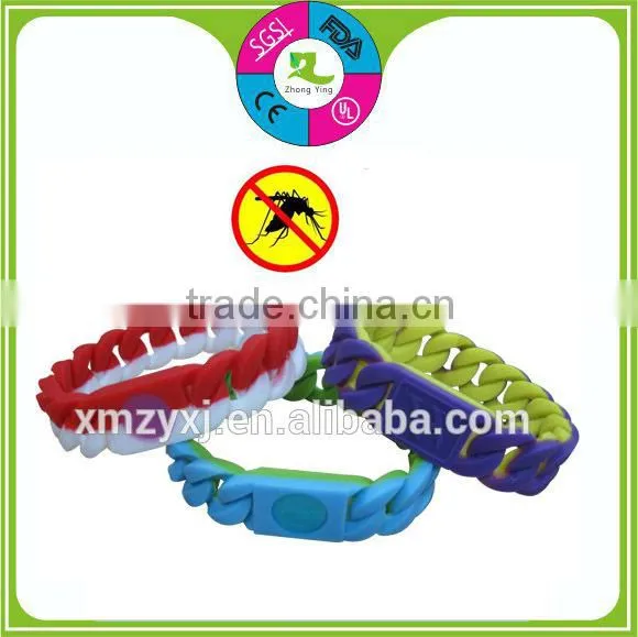 silicone mosquito repellent bwristband promotion gift