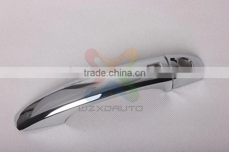 For 08 - 10 A*u*d*i Q*5 A4 A5 Triple Smart Key ABS Chrome Plating Door Handle Cover