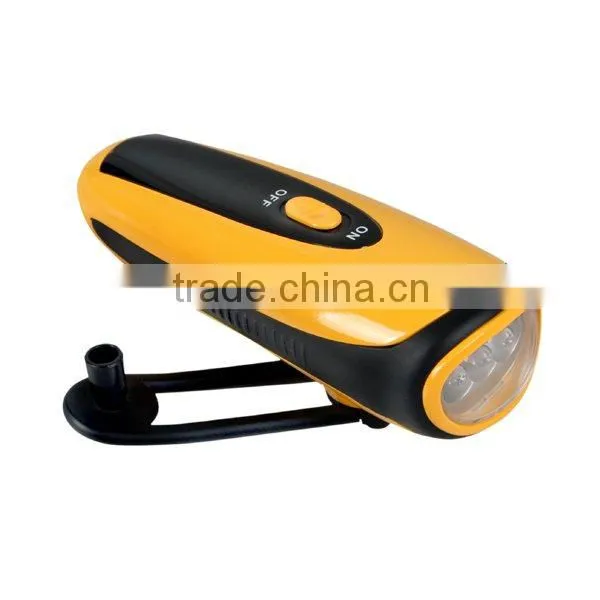 Hand press dynamo led torch/dynamo lamp/led torch flashlight