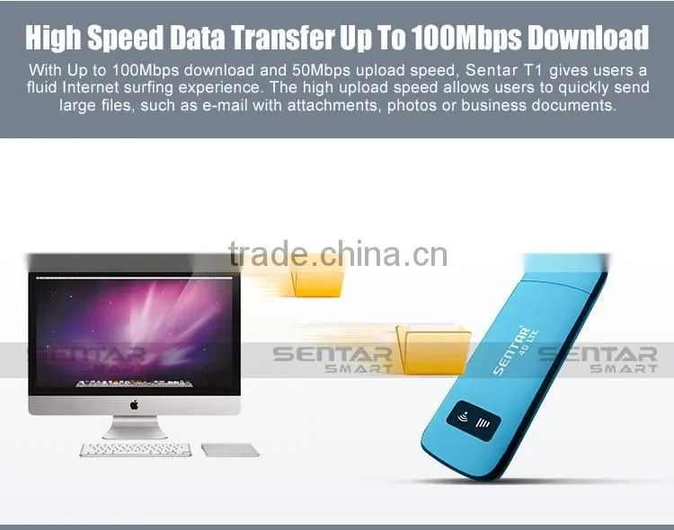 Brand New Release Sentar T1 4G LTE USB Modem 100Mbps 4G Modem