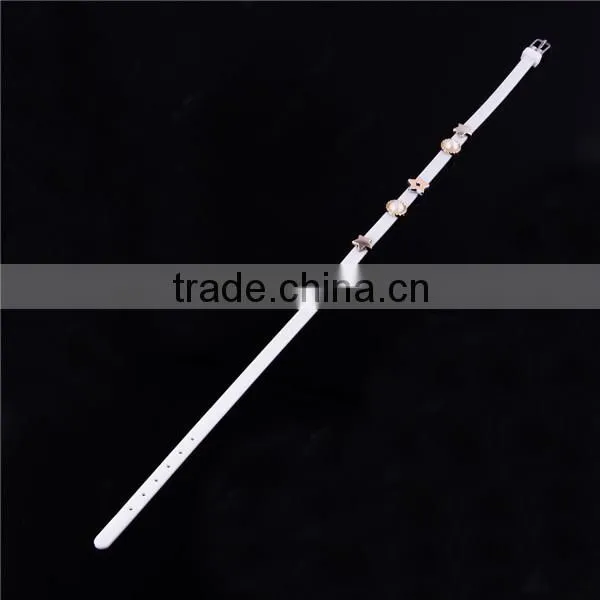 2016 Sports White Frozen Silicone Bracelet