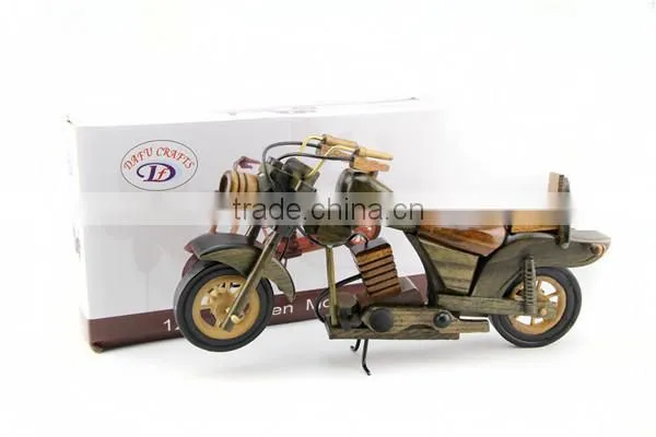 Wholesale cheap handmade wooden motorcycles model
