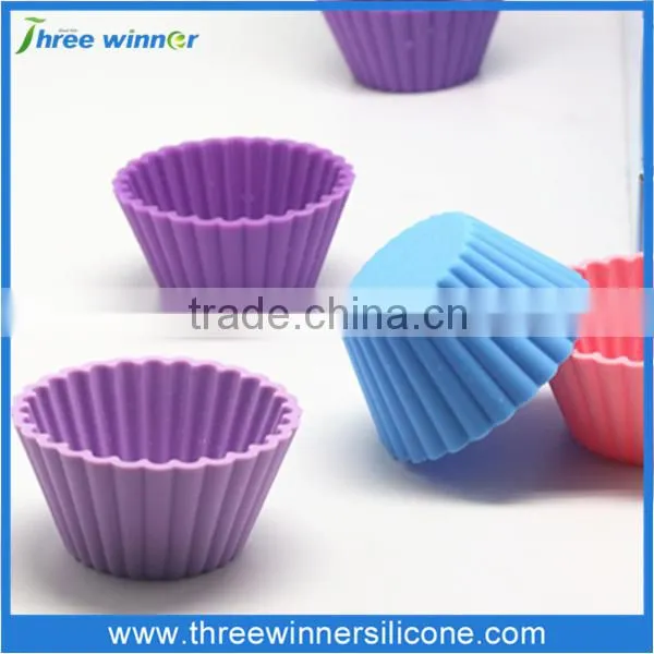 High quality custom kitchen accessories silicone cup cake molds