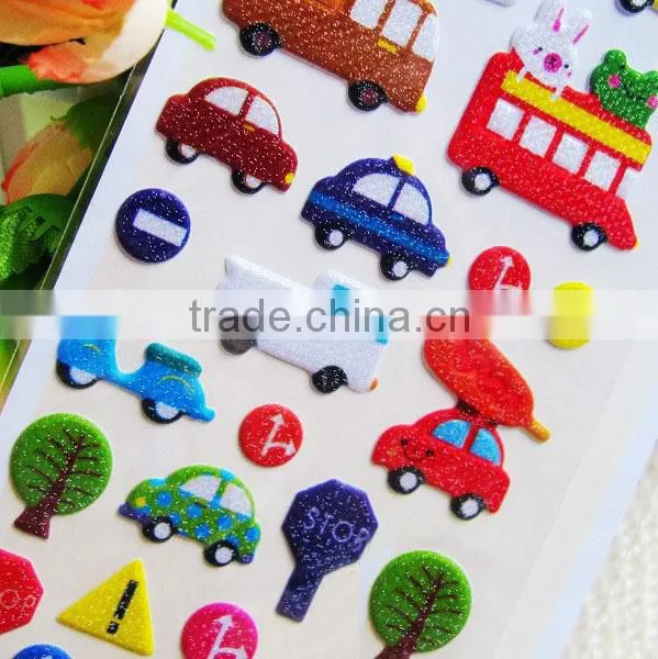 car/bus body puffy foam stickers design