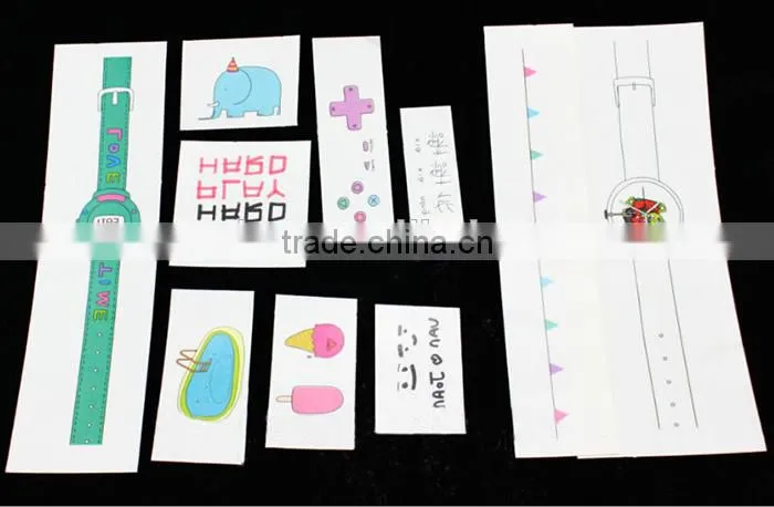 Bracelets Metallic Gold and Silver Temporary Tattoo Stickers