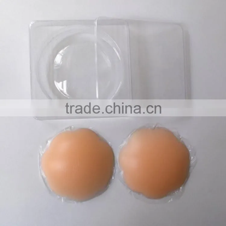 Junyan kissbobo adhesive sexy nude silicone nipple cover