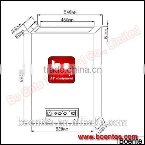 Motorized LCD Lift Type Monitor Electric Lift for Conference Room Interior Design