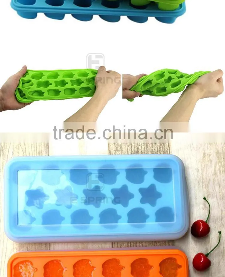Bar Drink Whiskey Sphere Mold With Lid Ice Brick Ice Cube Tray