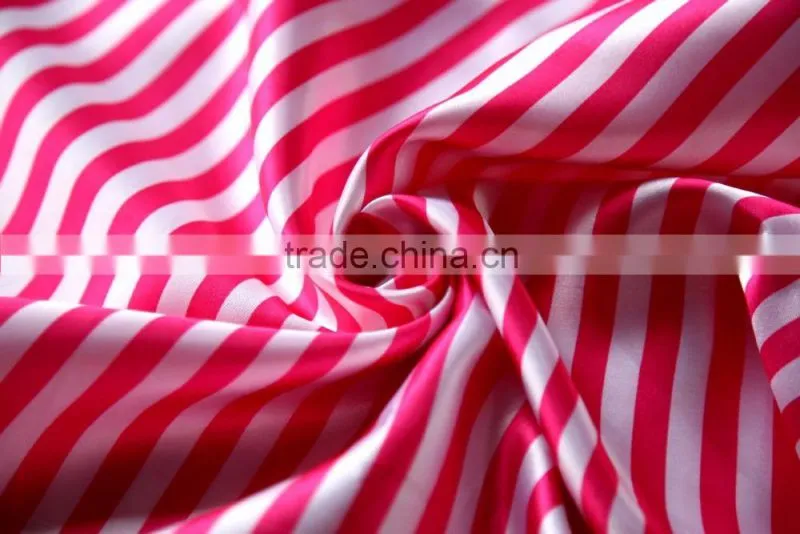 Fabric wholesale Latest design 96 polyester 4 spandex fabric pongee waterproof stripe fabric price per yard