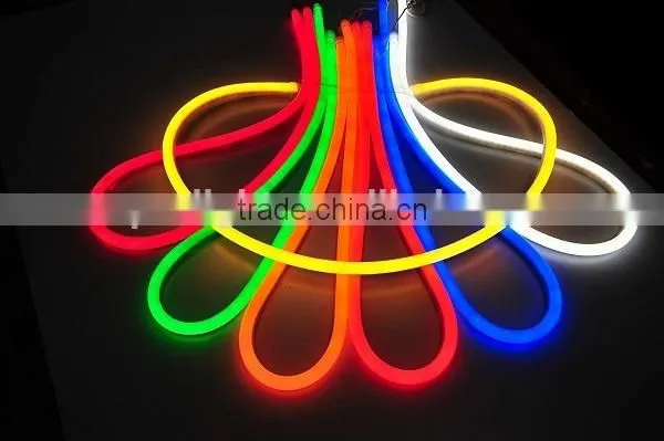 multicolor waterproof 24v led neon light, flexible tube led neon