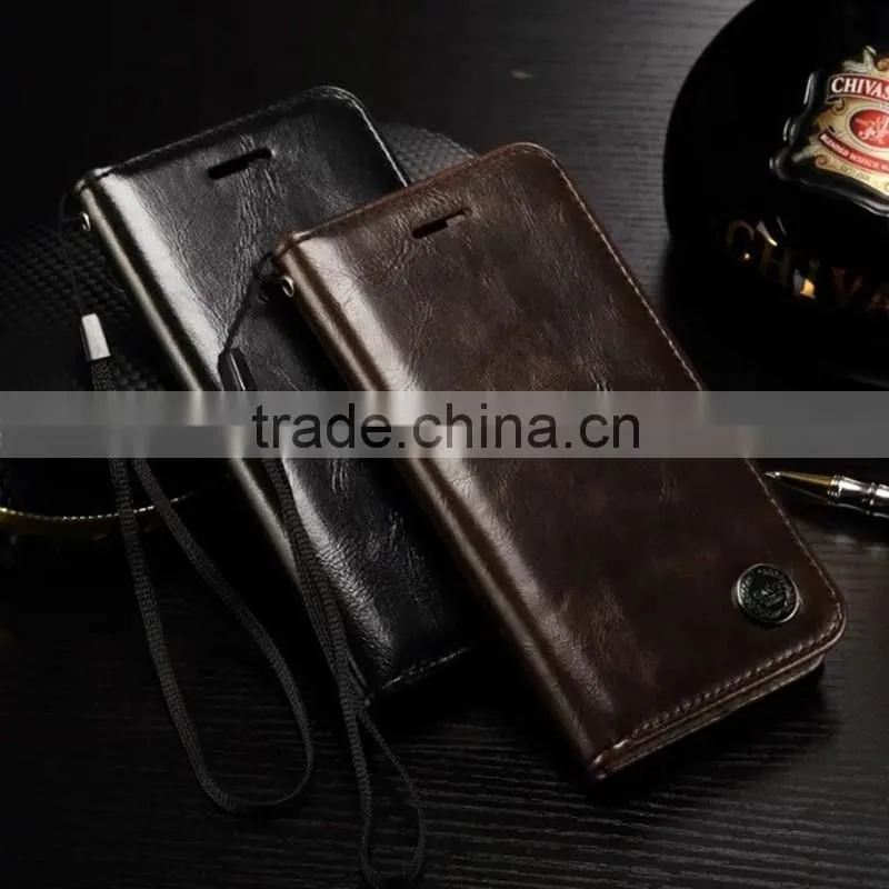 genuine leather flip wallet phone case cover with lanyard for Xiaomi mi 5 mimax Redmi note 4 3 2 1 c i pro prime