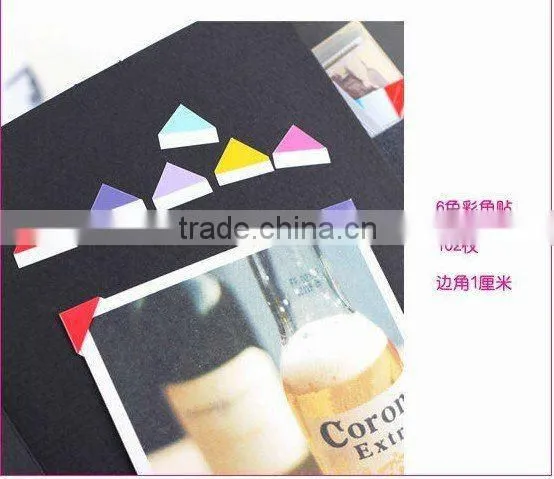 ,Fashion photo corner sticker, Cute note Decoration label, Excellent quality