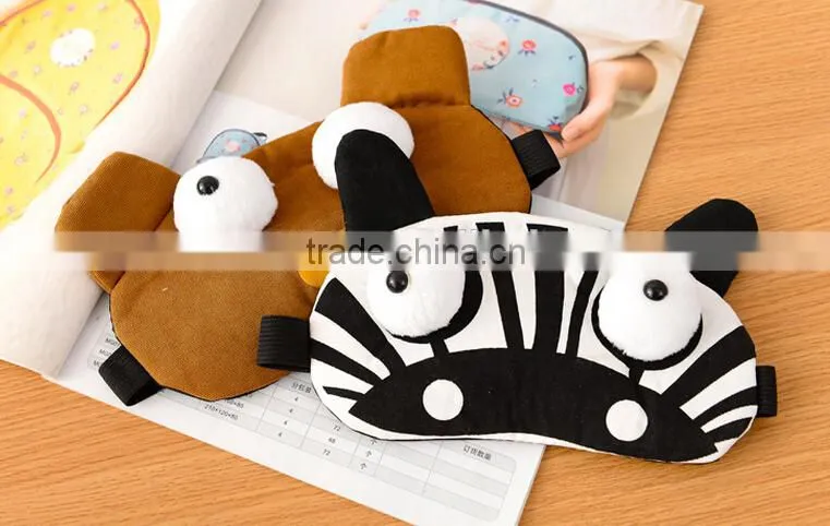 Wholesale Hot Selling Anmail Shape Blindfold Shade Travel Sleeping Aid Cover Light Eye Mask