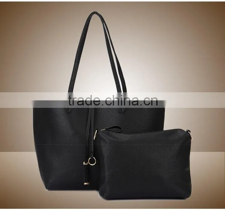 Guangzhou factory bulk the fashion set handbag for lady