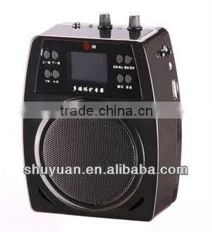 USB/FM/ECHO/TF record portable speaker amplifier