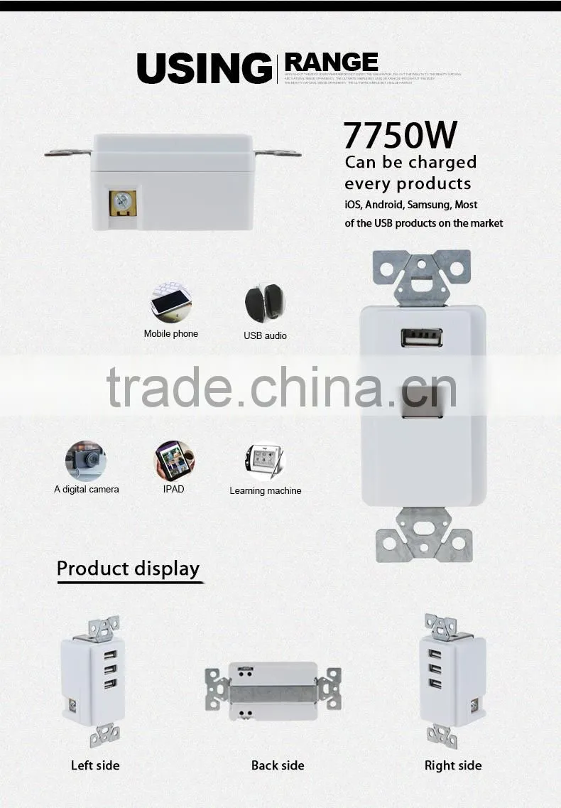 Cooper Wiring Devices 7750-BOX USB 3.1A 5V Charger
