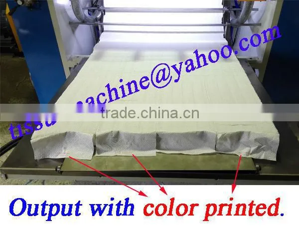 Italy Design Embossing Laminating Printing High Speed Automatic Home Use Tissue Machine