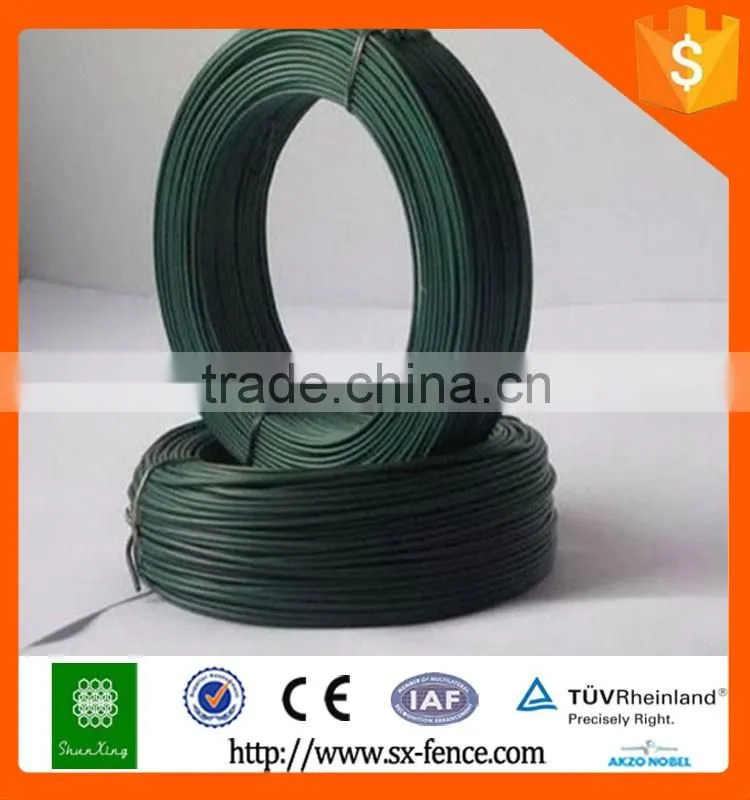 pvc coated wire/pvc coated iron wire/pvc coated tie wire