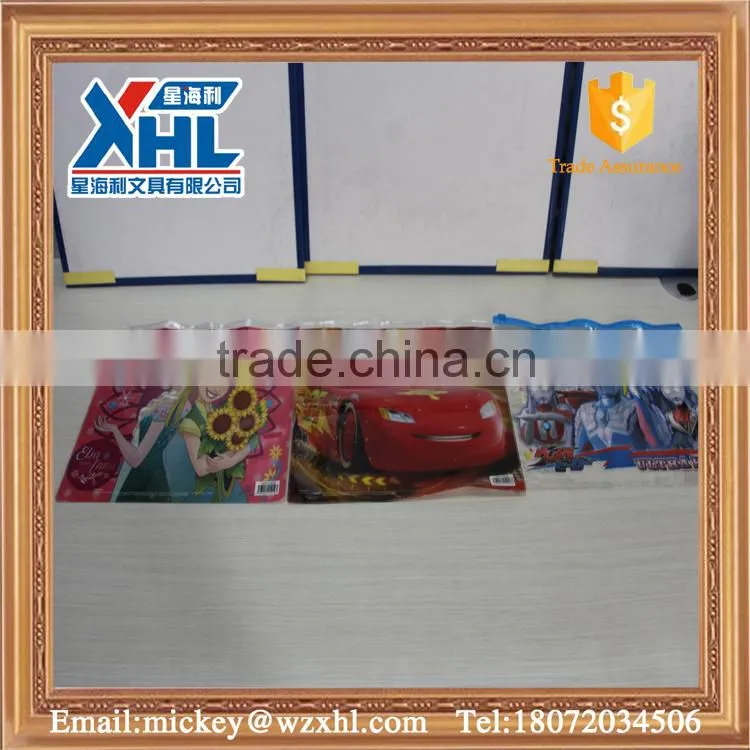 The fancy document pouch with plastic zipper