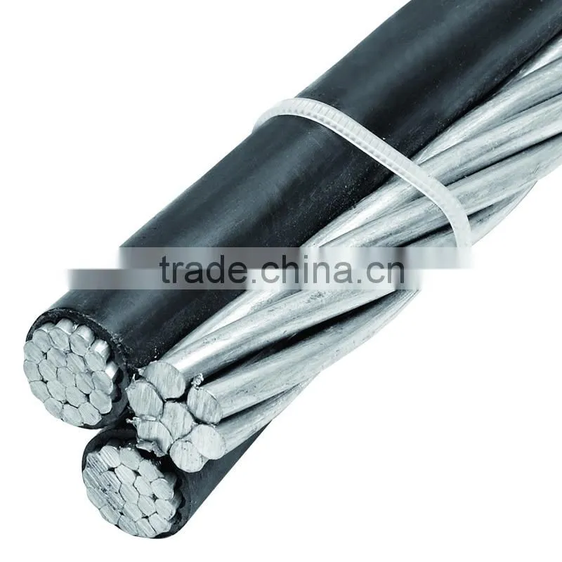 low voltage Triplex Service Drop Aerial Bundle Cable