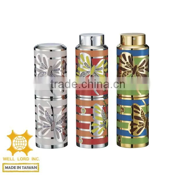 Hot selling amber fragrance perfume atomizers PET bottles