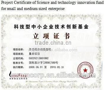 Wanshen HDZ 100KM Automatic Pencil Cartoning Machine/Customized cartoning machine manufacturer from Shanghai China