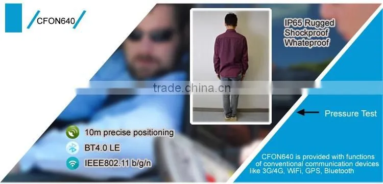 Chinese manufacturing 3g wifi bluetooth tablet uhf rfid rugged phone