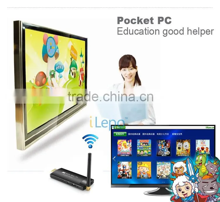 RK3288 quad core CPU android OS smart tv dongle