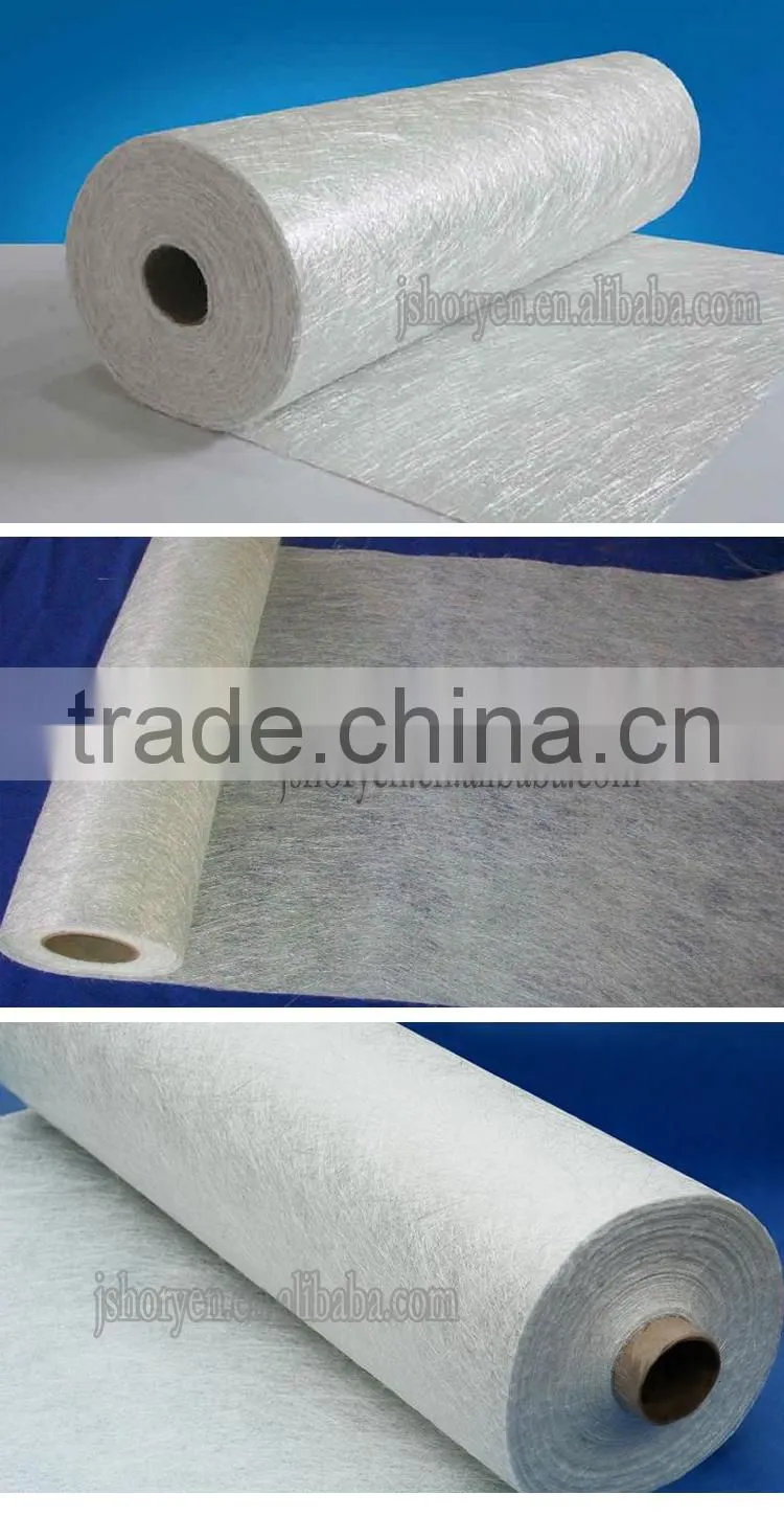 Emulsion fiberglass chopped strand mat, E-glass fiber roofing material
