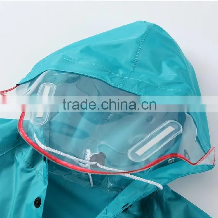 pvc green rain poncho/raincape