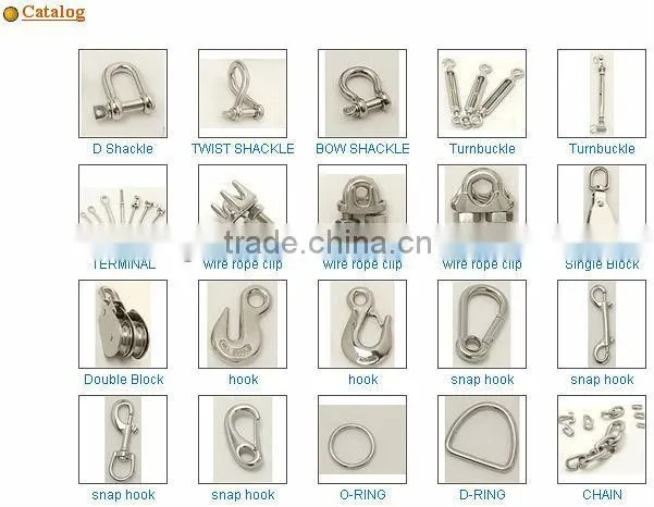 boat rigging stainless steel 316 marine hardware