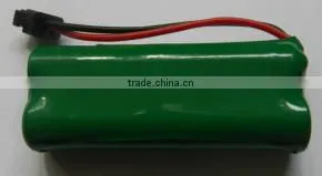 UN38.3 CE ROHS Rechargeable NIMH 5/4AAA 2.4V 800mAh battery pack for Cordless Phone