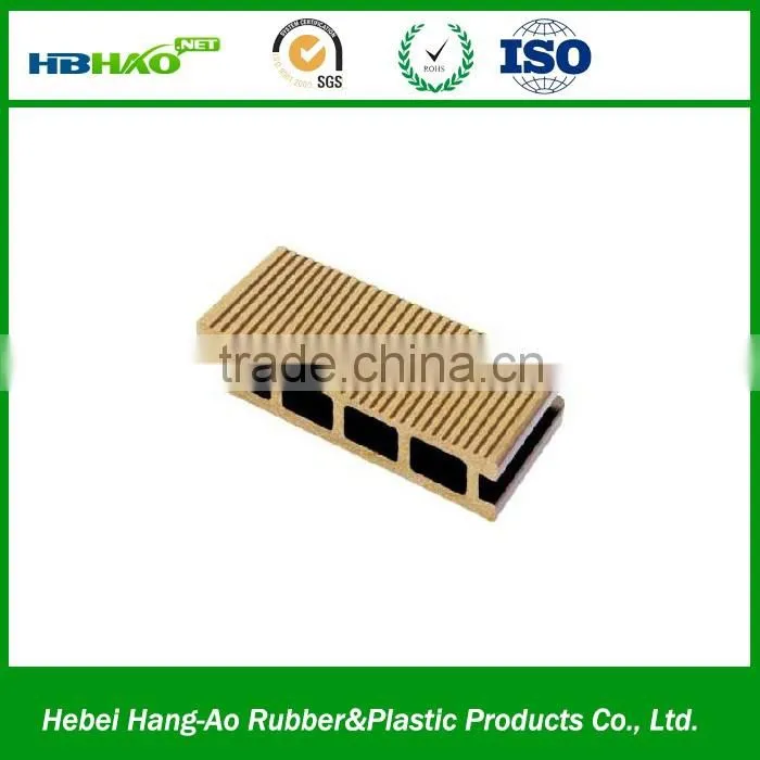 Fashion style outdoor solid wpc decking