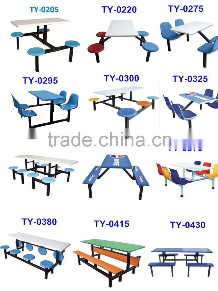 high quality indoor commercial canteen tables and chairs