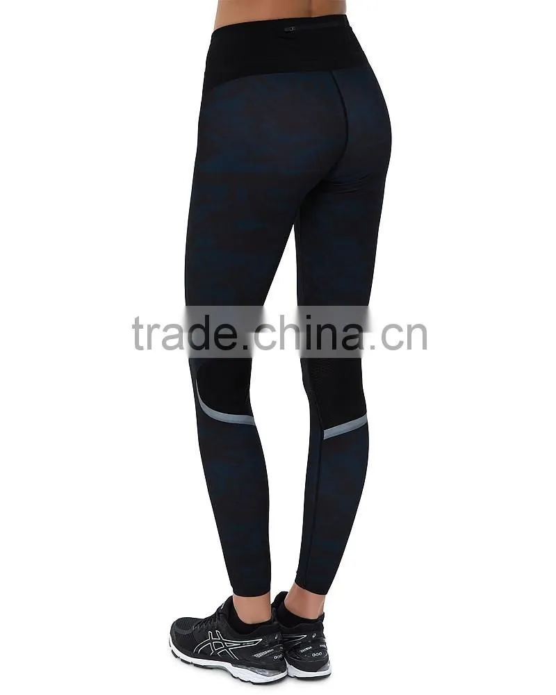 New Stylish Model Customized Size Comfortable Women's Sublimation Printed Yoga Pants