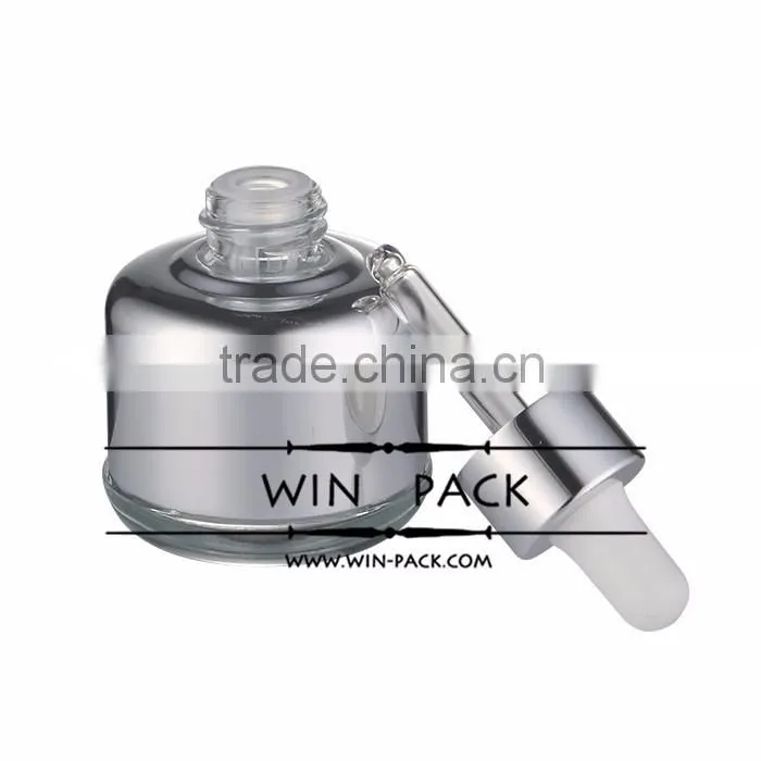 WY8428 UV coating dropper glass bottle, 40ml glass dropper bottle