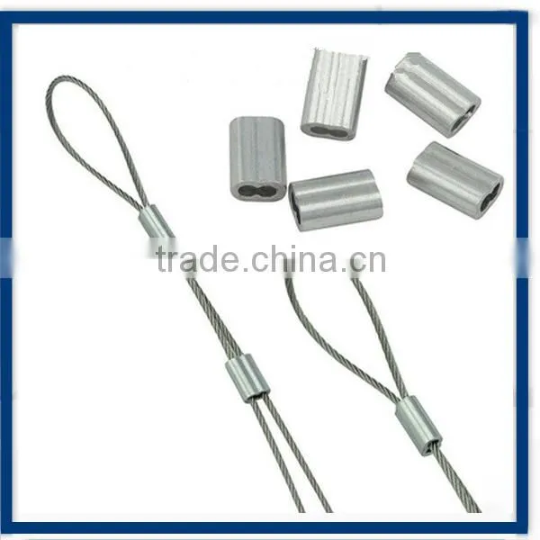 stainless steel wire rope fittings aluminum sleeve chuck