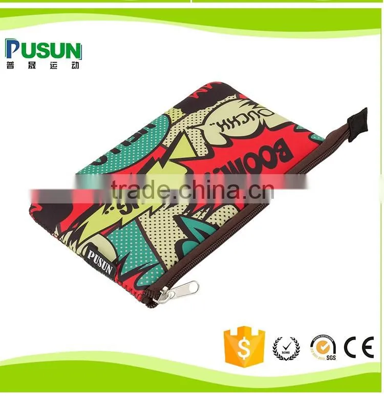promotion fashion purple customized pencil case