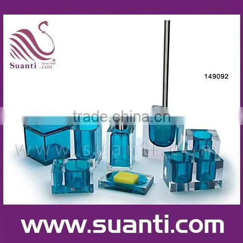 8 pcs bright color bath sanitary wares series