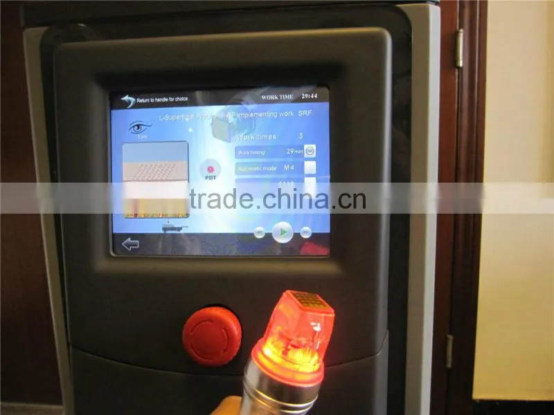 Fractional rf microneedle machine