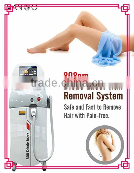 2015 Newest Multifunctional vertical 810nm diode laser male body hair removal