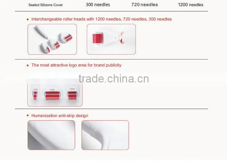 2015 GTO Newest 4 in 1 Derma Roller With Disinfecting Tank