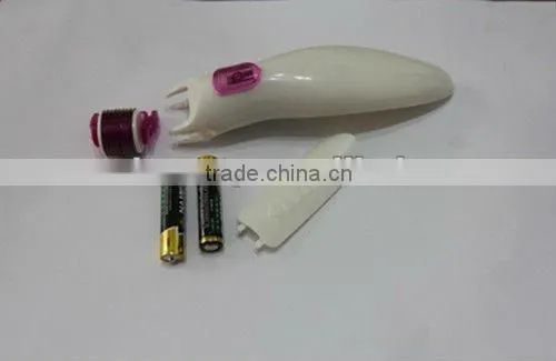 2012 new style vibrating beauty facial roller dermaroller 540 needles skin care painless CE