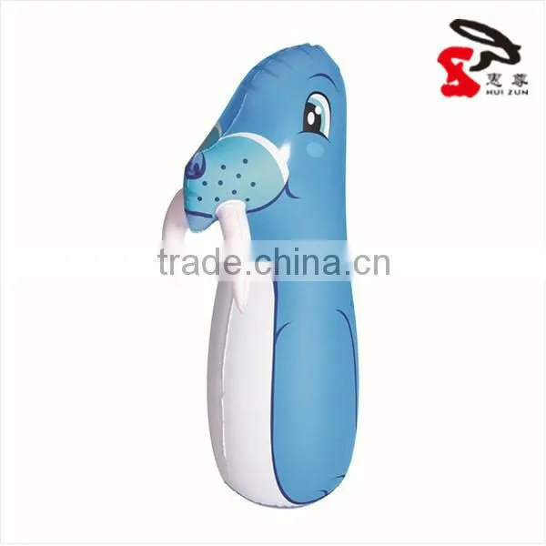 Kids Children 3D inflatable bop bag,inflatable tumbler