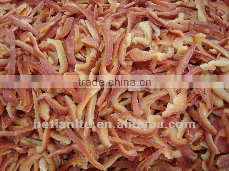 IQF diced red bell pepper