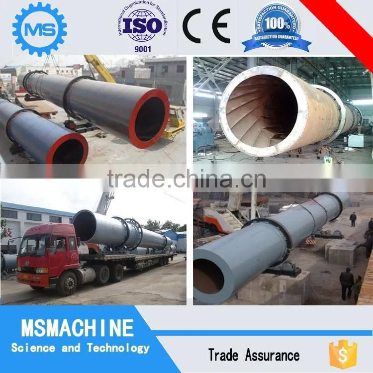 high efficient bagasse rotary drier hot sale